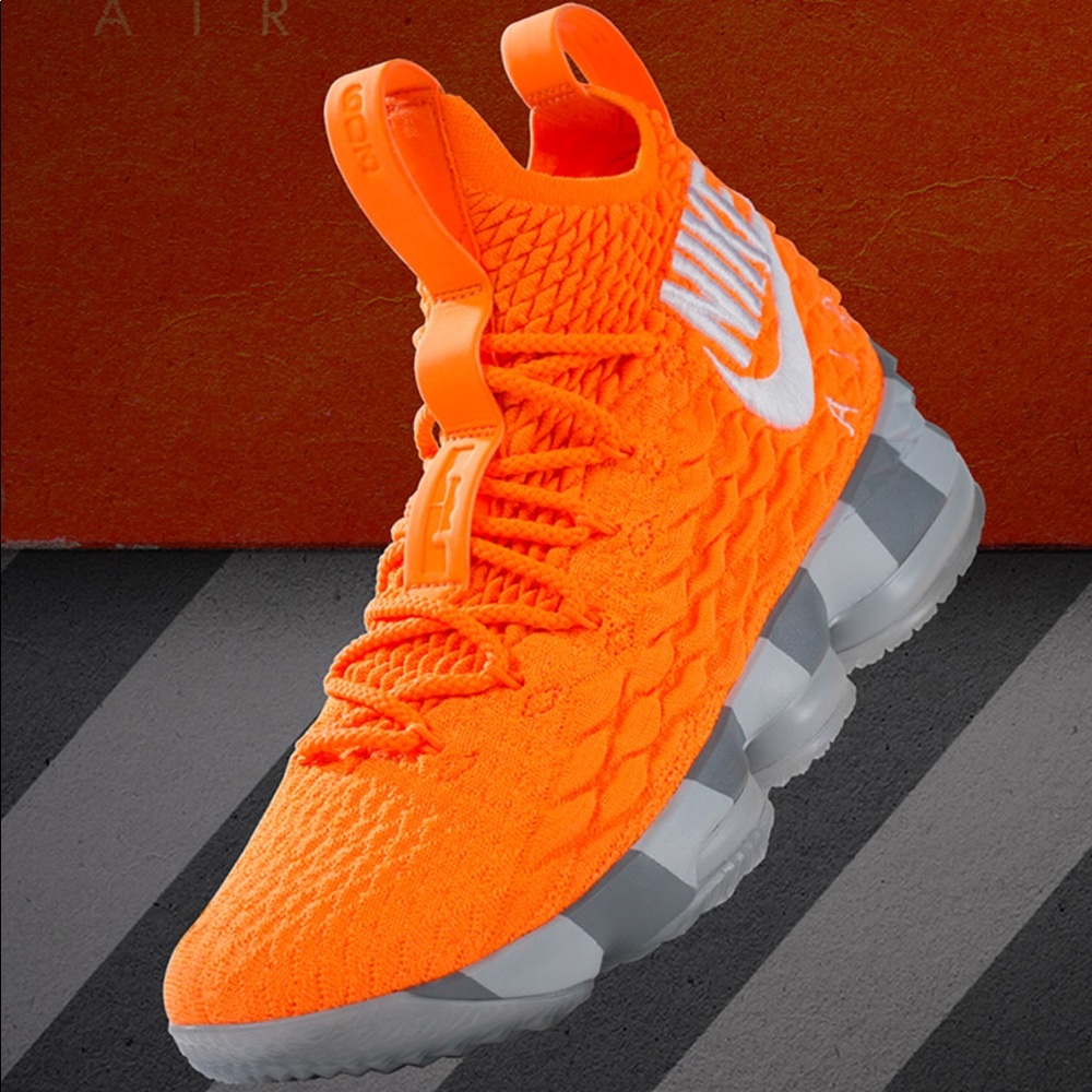 Lebron 15 “Orange Box” #lebronwatch size 14 shoes